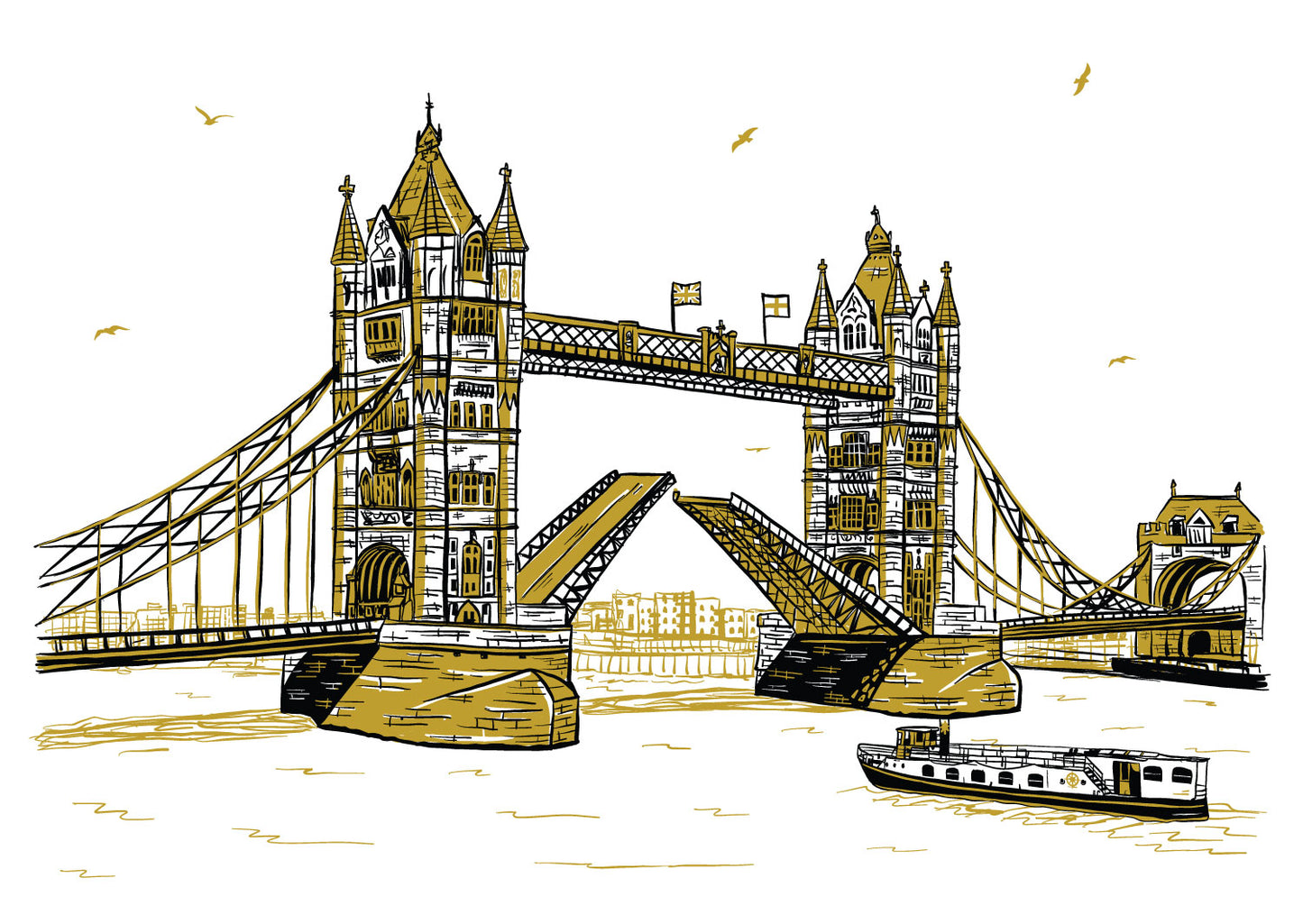 Tower Bridge Postcard
