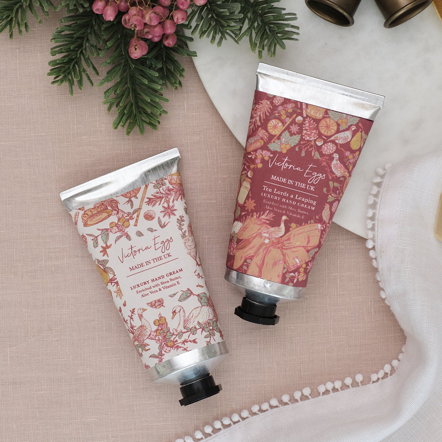 PRE-ORDER Five Gold Rings Luxury Hand Cream - Cinnamon & Orange