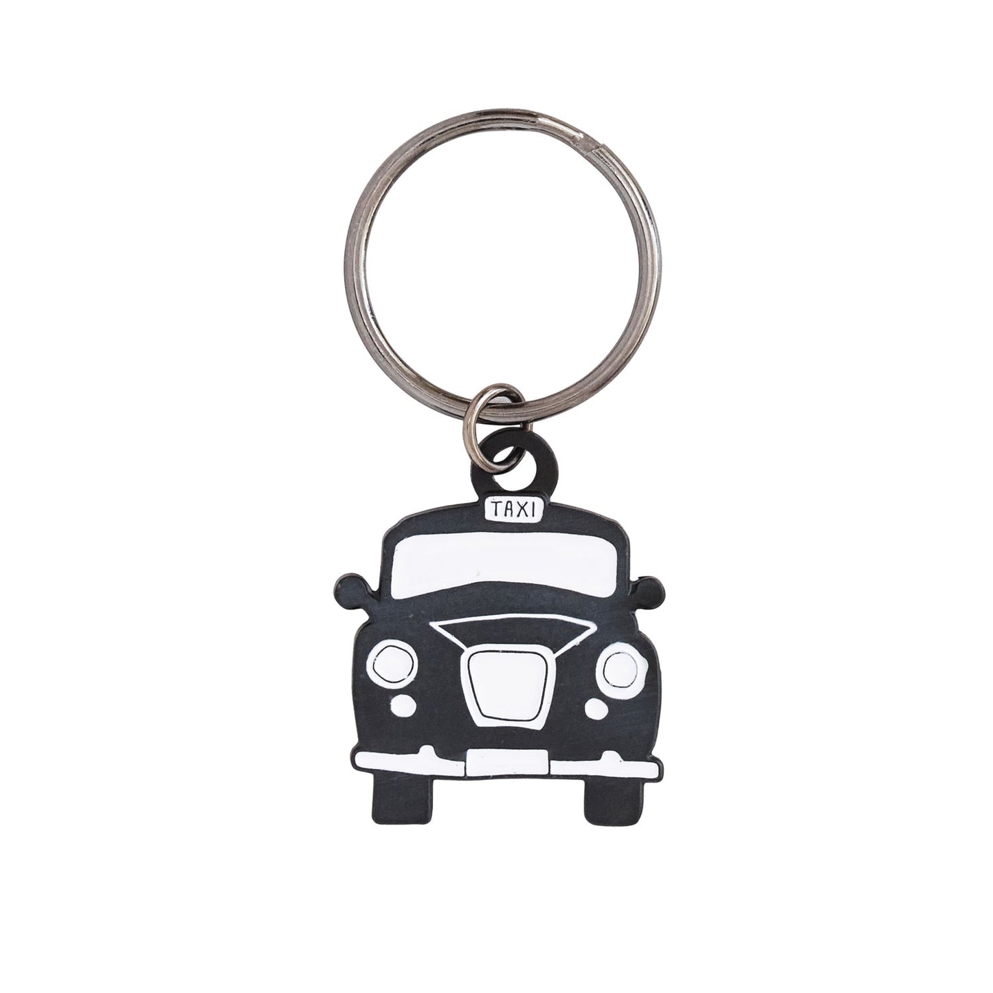 Black Taxi Keyring