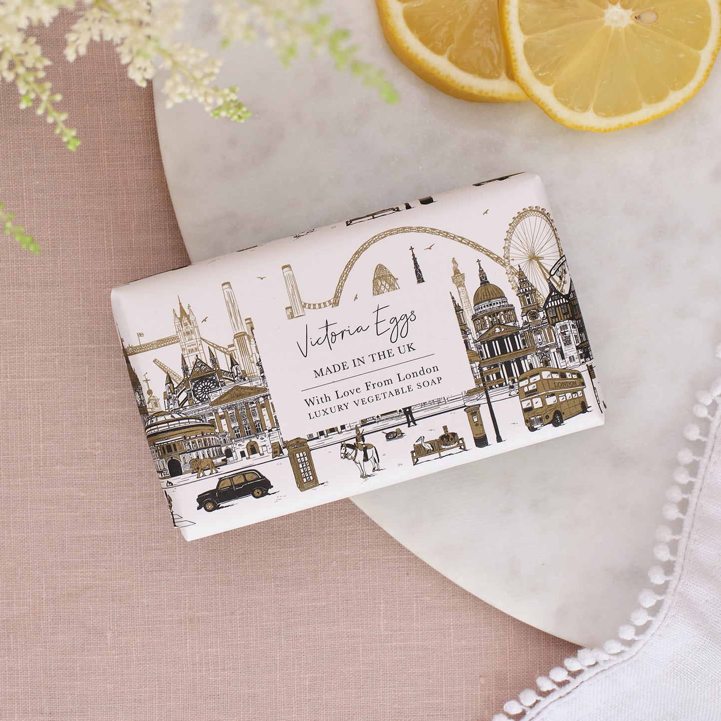 Quintessentially London Soap - Zesty Lemongreen