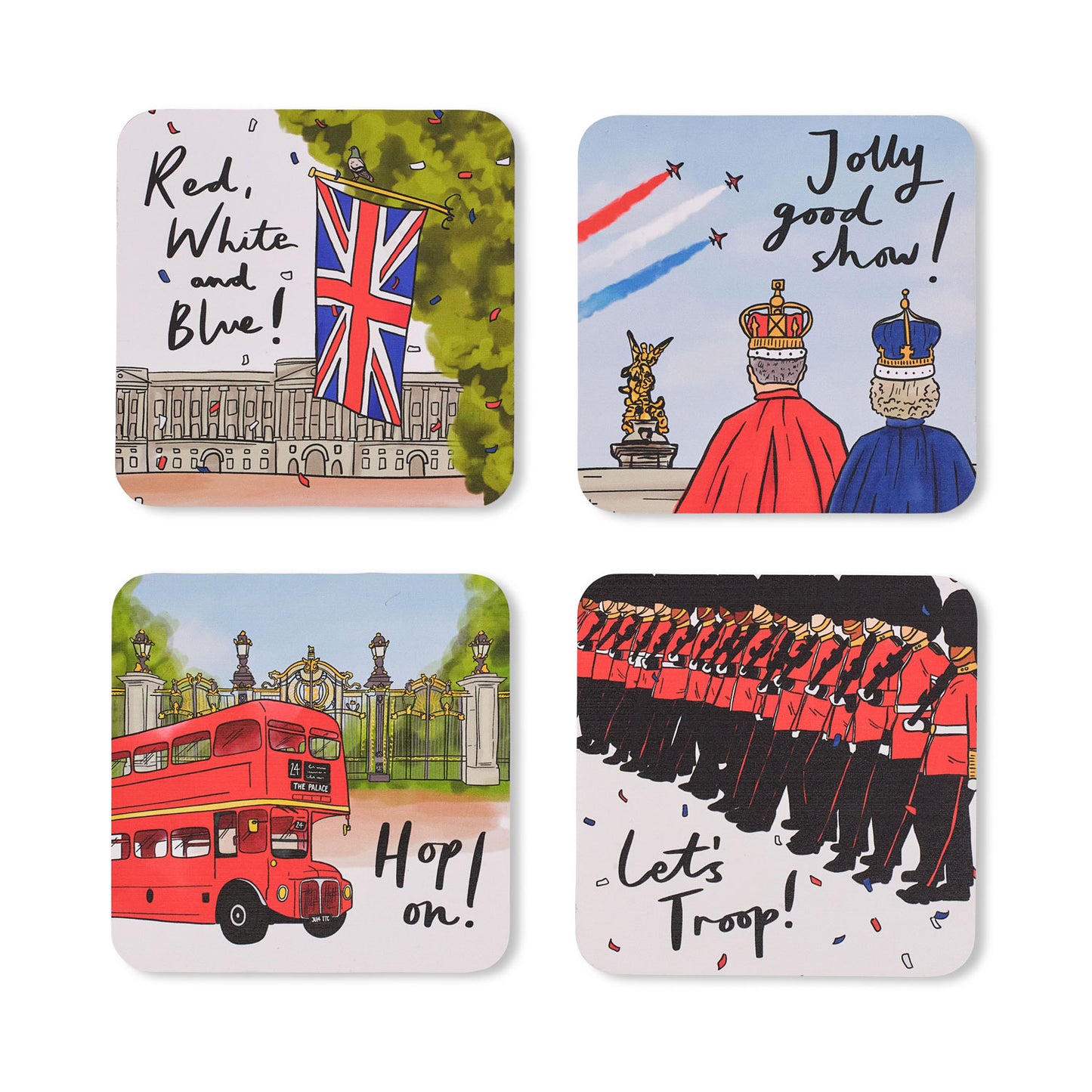 Trooping the Colour Coaster Set – Set of 4