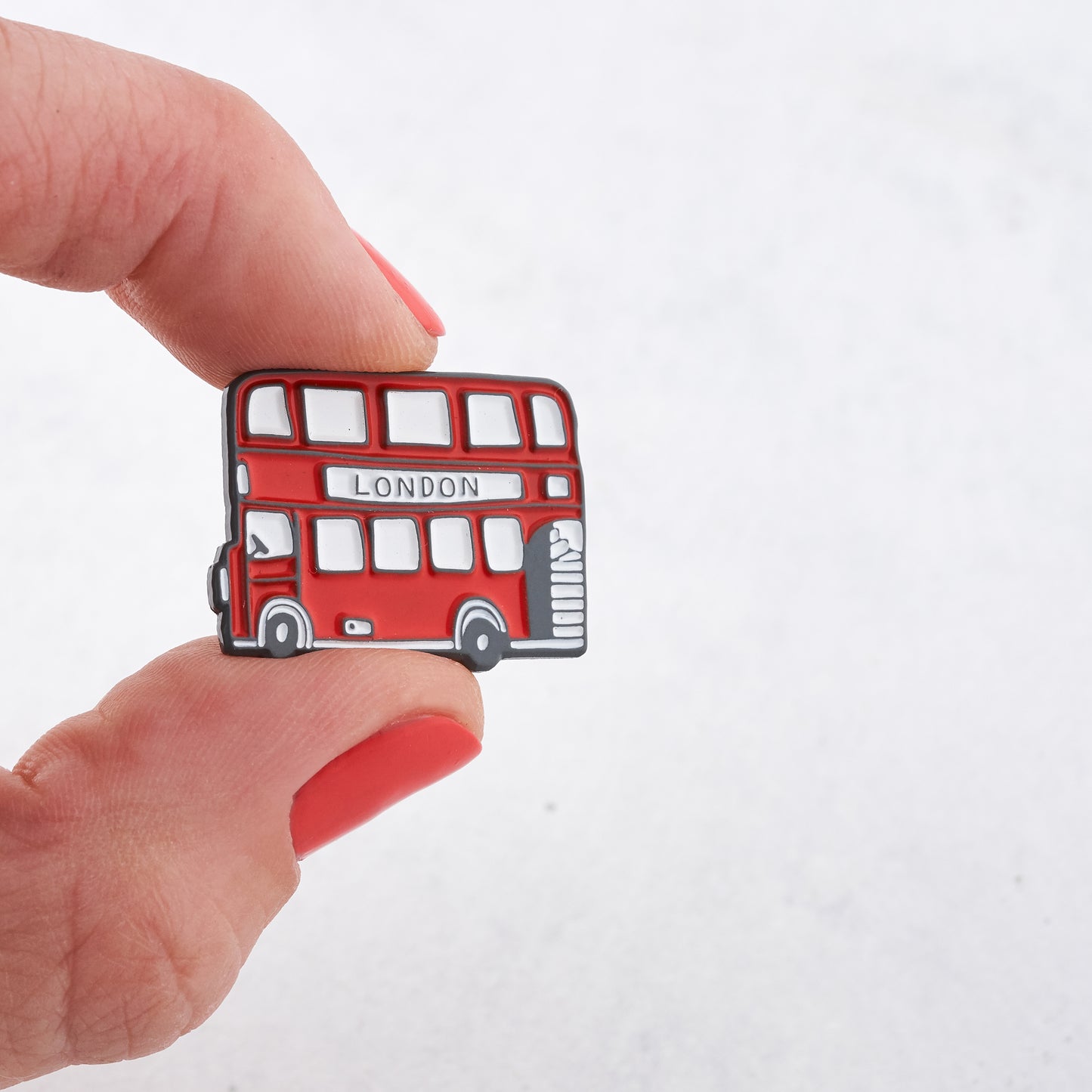 London Bus Enamel Pin