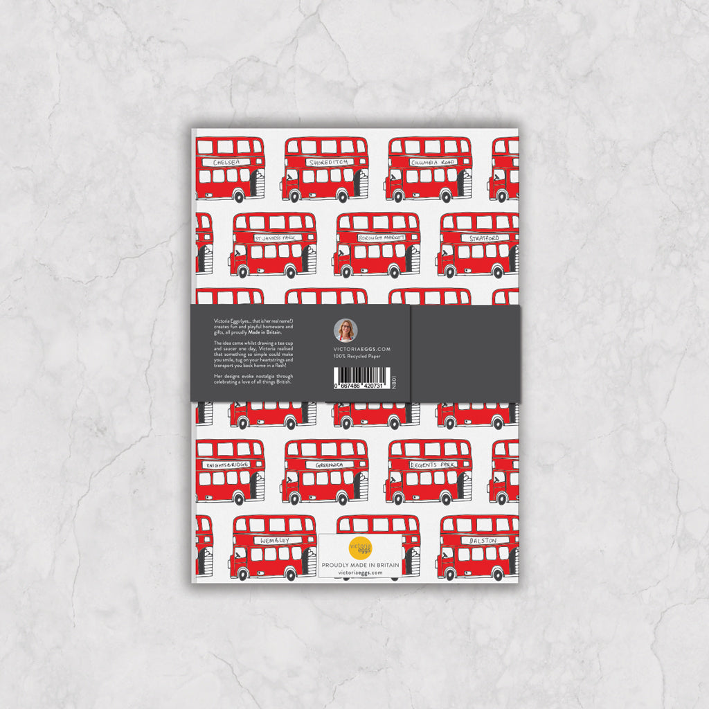 Set of Two London A5 Notebooks