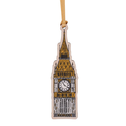 Big Ben Wooden Decoration