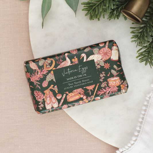 PRE-ORDER Two Turtle Doves Soap Bar - Winter Flowers