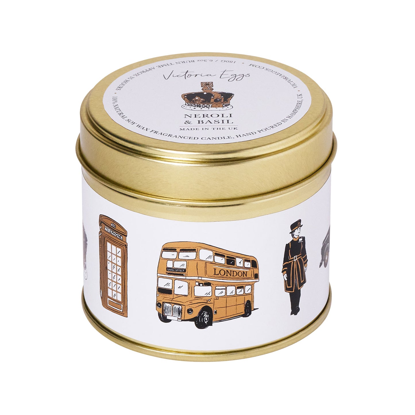 City of London Candle - Neroli & Basil