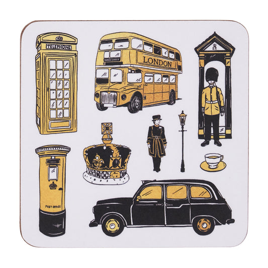 City of London Set of 4 Coasters