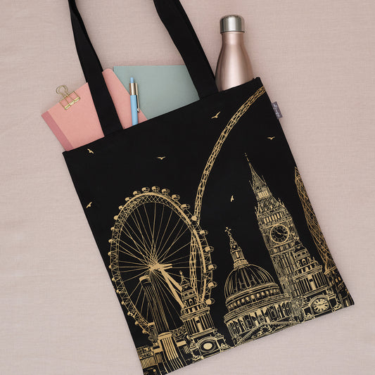 London Rooftops Canvas Bag