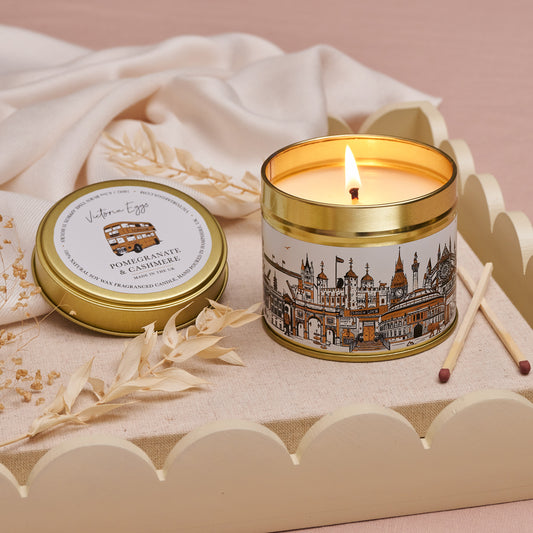 Quintessentially London Candle - Pomegranate & Cashmere