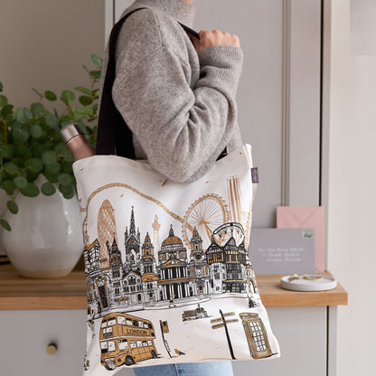 Quintessentially London Canvas Bag