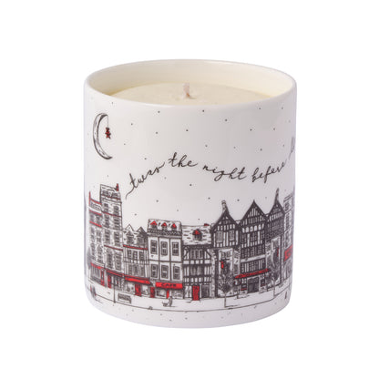 Santa's Sleigh Winter Forest Luxury Christmas Candle