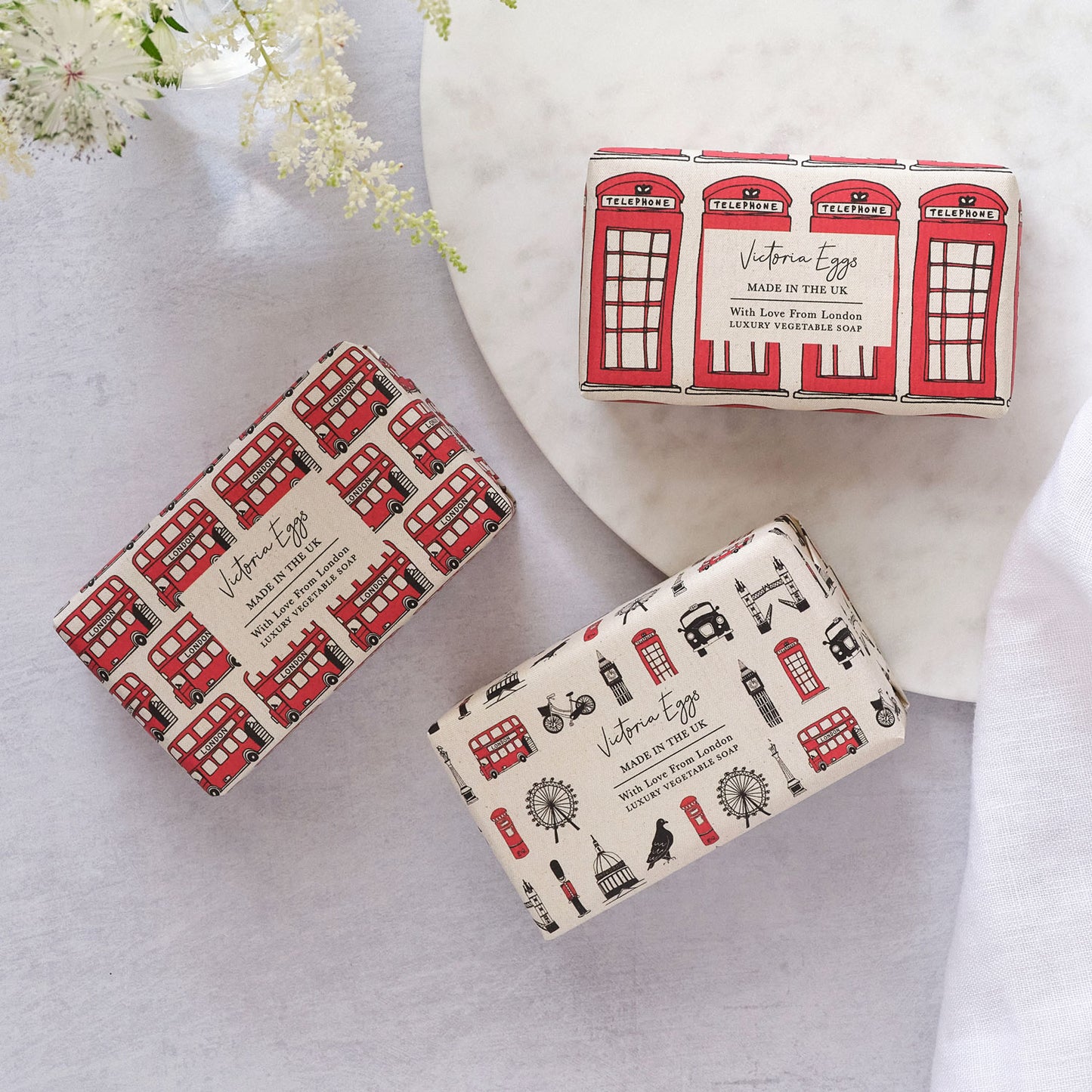 Telephone Box Luxury Soap - Zesty Lemon Drizzle