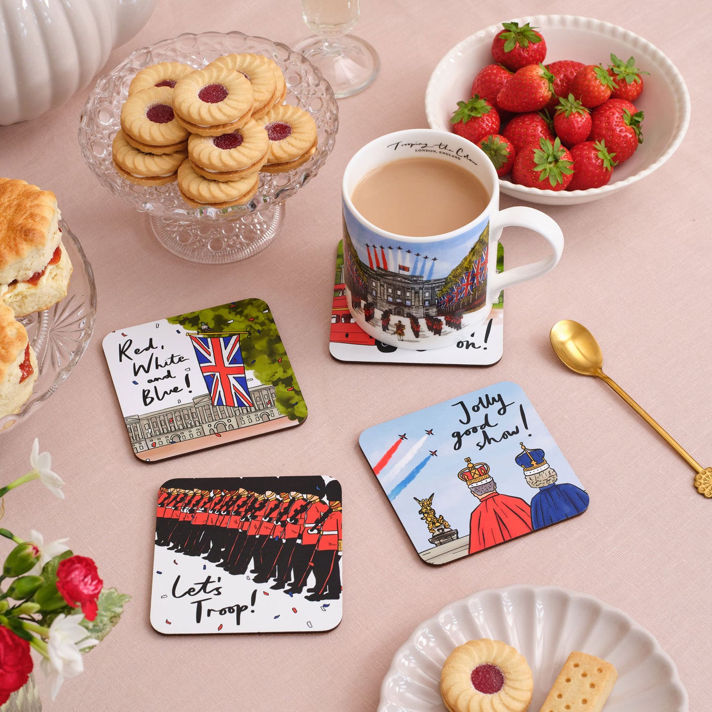 Trooping the Colour Coaster Set – Set of 4