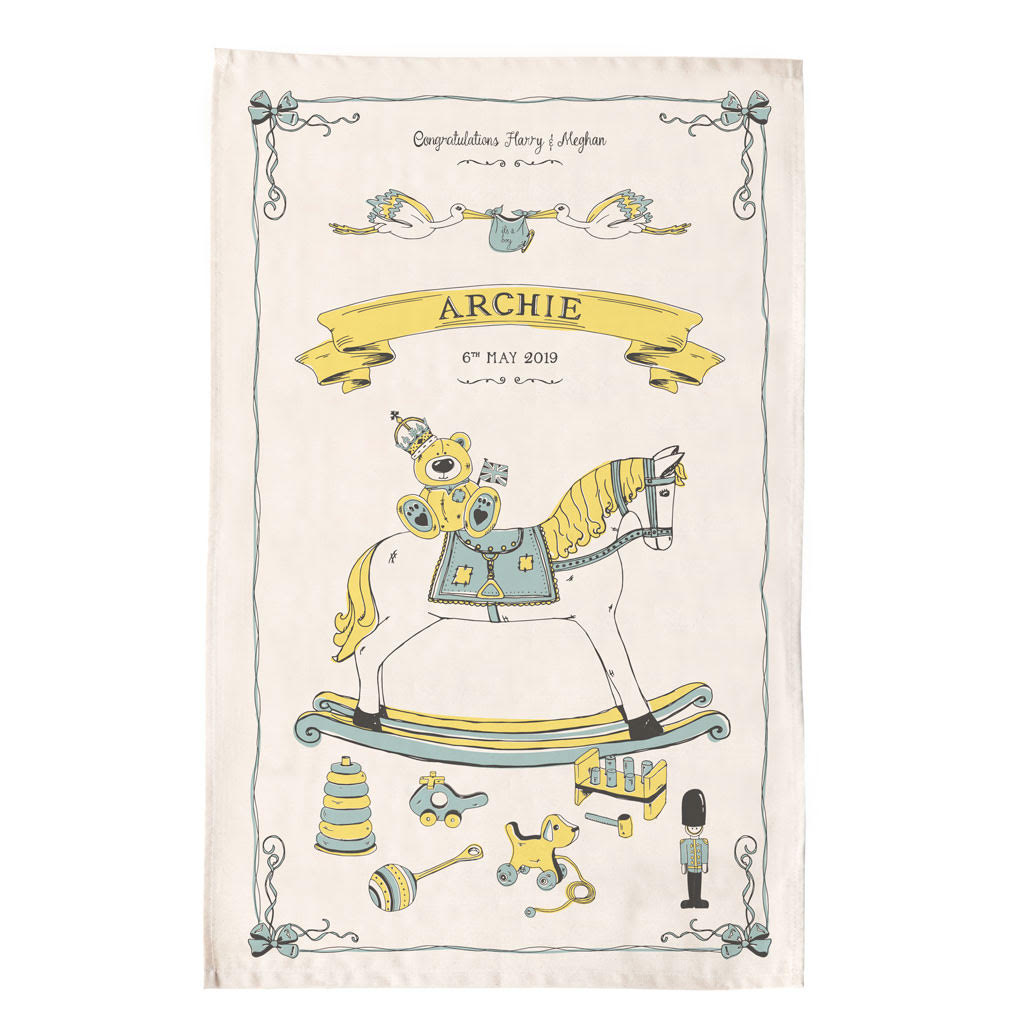 Royal Baby Archie Tea Towel