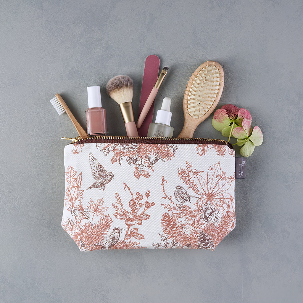 Autumn Garden Cosmetic Bag