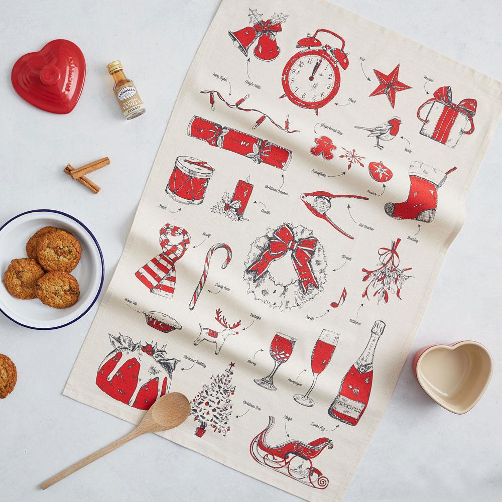 Christmas Delights Tea Towel