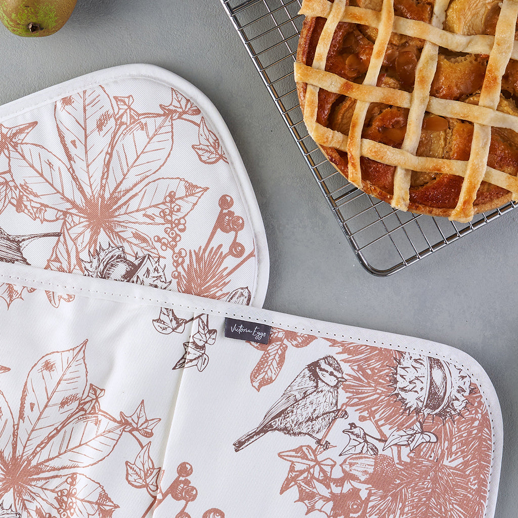 Autumn Garden Oven Glove