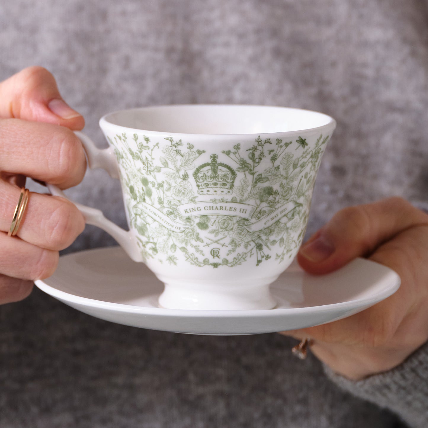 King Charles III Coronation Cup and Saucer