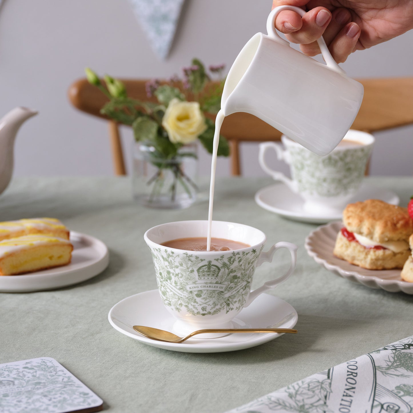 King Charles III Coronation Cup and Saucer