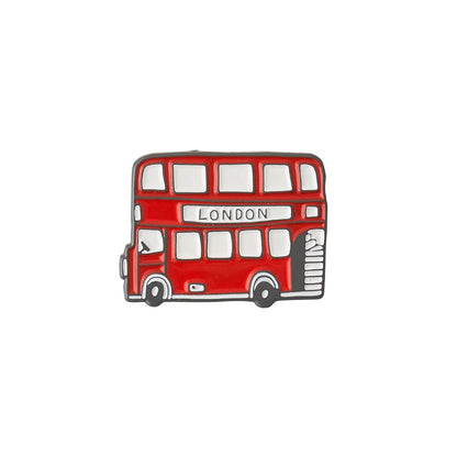 London Bus Enamel Pin