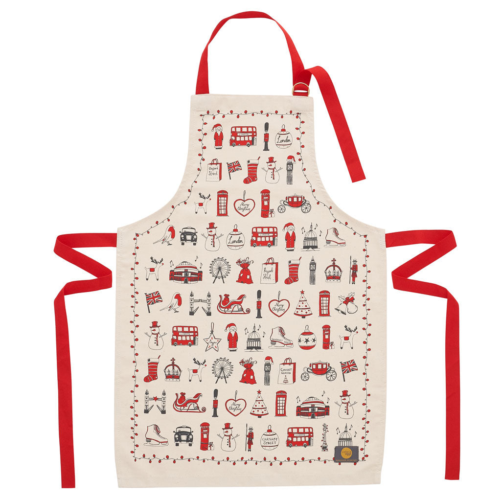 London Christmas Children's Apron