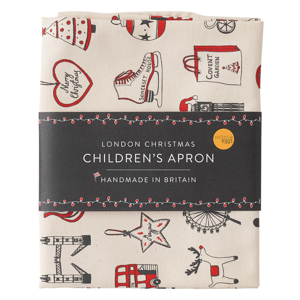 London Christmas Children's Apron