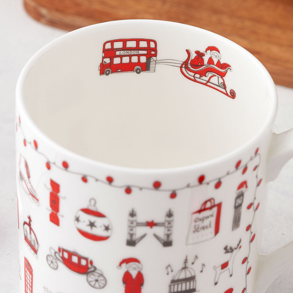 London Christmas Mug