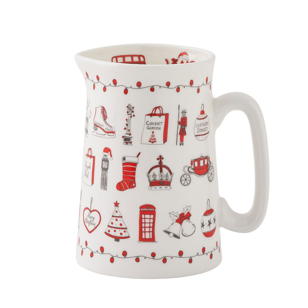 London Christmas 1/2 pint Jug