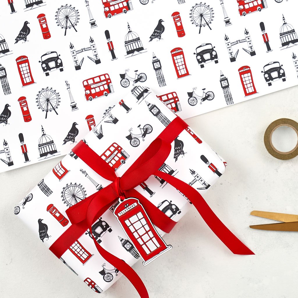 London Icons Gift Wrap