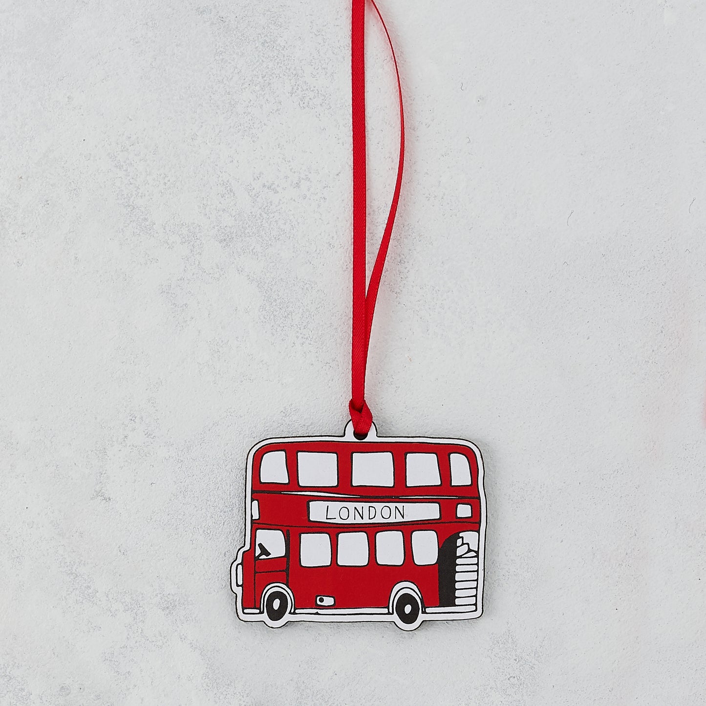 London Bus Wooden Decoration