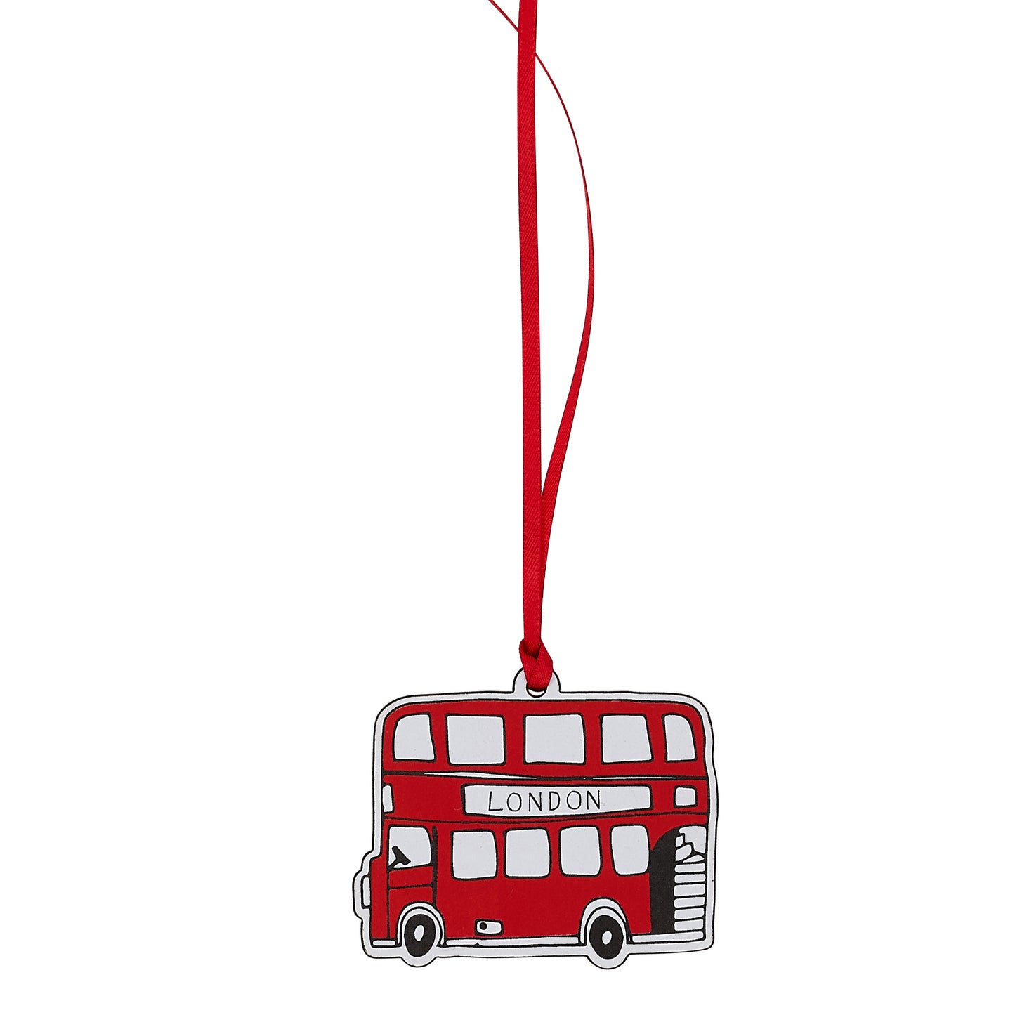 London Bus Wooden Decoration