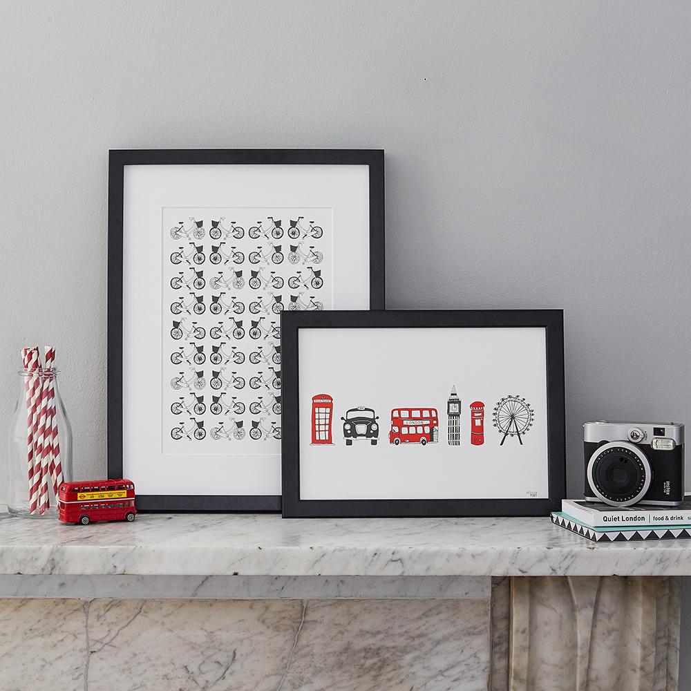 Bikes A4 Print