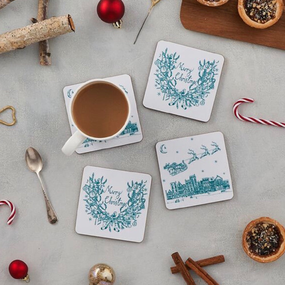 Night Before Christmas Coasters - Set of 4