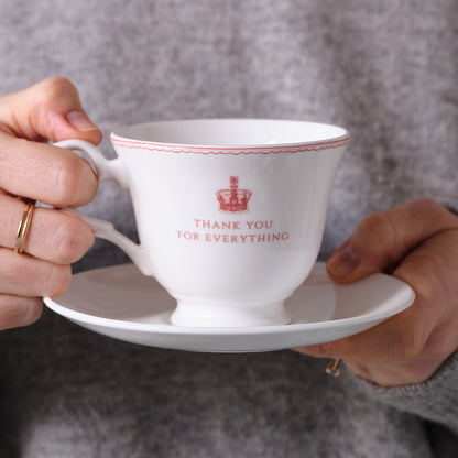 Queen's Commemorative Cup and Saucer