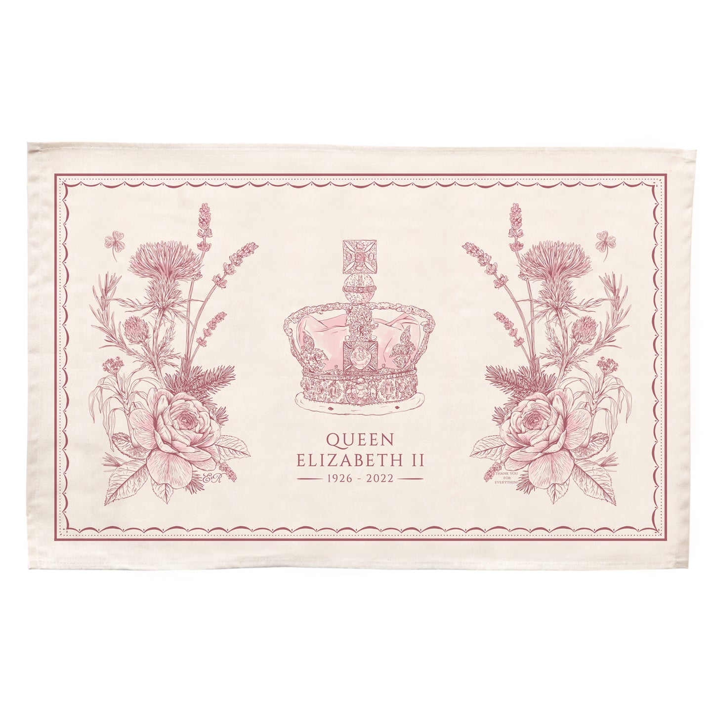 Queen's Commemorative Tea Towel