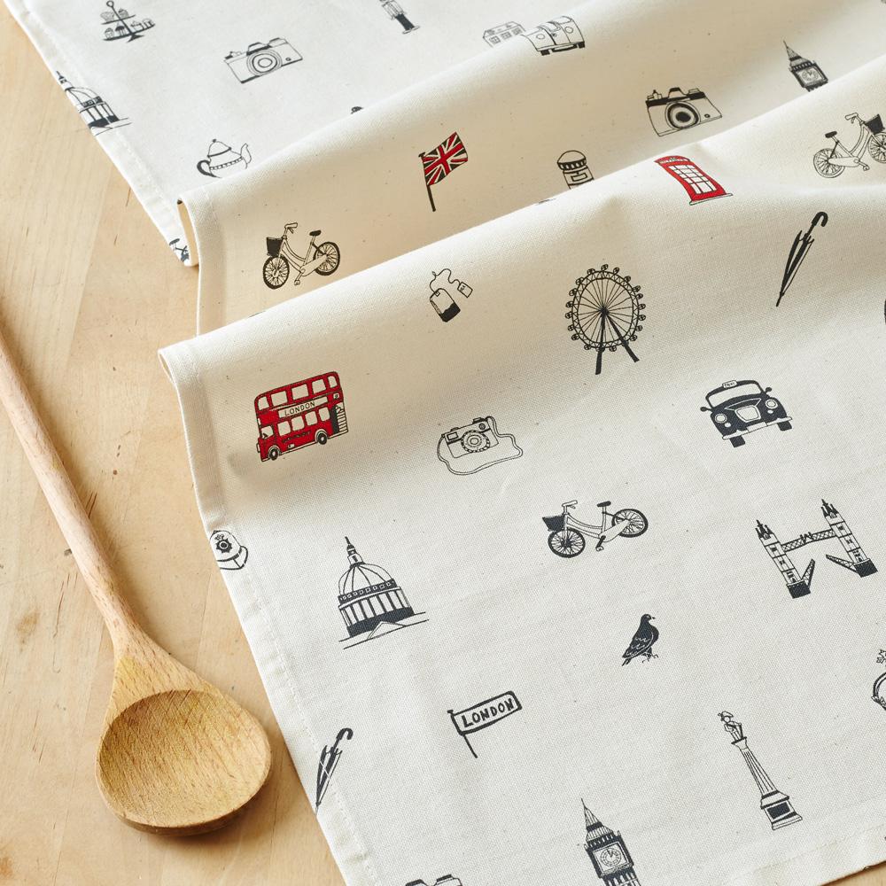 Simply London Tea Towel