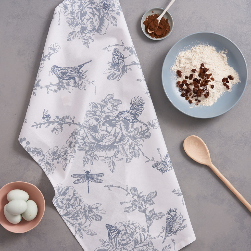 Wildlife in Spring Tea Towel